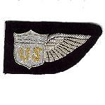 Junior Military Aviator Wing Patch, Bullion
