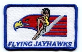 Kansas Air National Guard Flying Jayhawks Full Color Patch - Saunders Military Insignia
