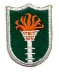 Korean Command Zone -new design Patch, Cut Edge