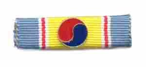Korean War Service Ribbon Bar by Saunders Military Insignia