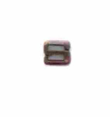 Letter S bronze, Ribbon Device by Saunders Military Insignia