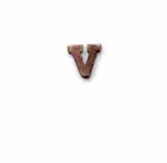 Letter V Bronze Ribbon Device - Saunders Military Insignia
