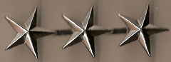 Lieutenant General 3 Star metal rank inisgnia by Saunders Military Insignia