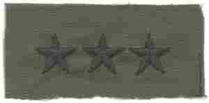 Lieutenant General Officers Rank insignia by Saunders Military Insignia