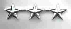 Lieutenant General shirt 5/8 in. Rank by Saunders Military Insignia