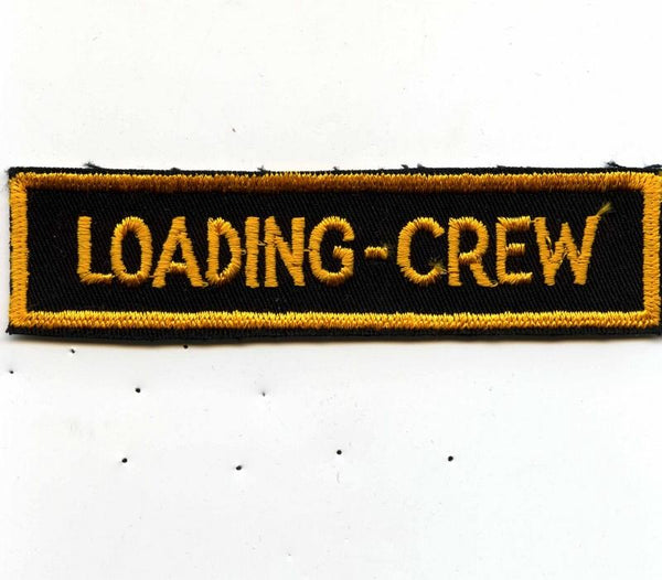 Loading Crew Tab Patch Unique Design for Gear Enthusiasts