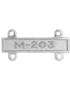 M203 Qualification Bar by Saunders Military Insignia