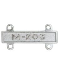 M203 Qualification Bar, or Q Bar - Saunders Military Insignia