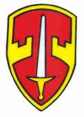 MACV (Military Ast Command Vn, Decal, vinyl adhesive - Saunders Military Insignia