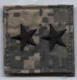 Major General Army ACU Rank with Velcro - Saunders Military Insignia