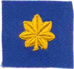 Major On Blue USAF Officer Rank Insignia For Uniform