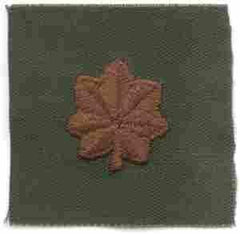 Major Subdued Cloth USAF Officer Rank by Saunders Military Insignia
