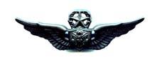 Master Aircrew subdued, metal wing by Saunders Military Insignia