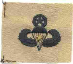 Master Para Combat desert Army (1 combat Jump) - Saunders Military Insignia