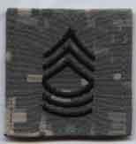 Master Sergeant Army ACU Rank with Velcro by Saunders Military Insignia