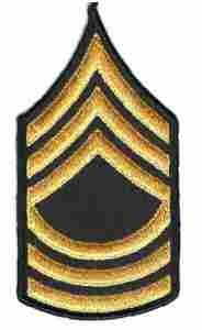 Master Sergeant Army Chevron, Sleeve by Saunders Military Insignia