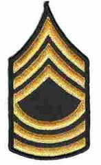 Master Sergeant Army Chevron, Sleeve by Saunders Military Insignia