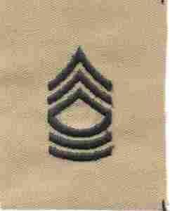 Master Sergeant (E8) Army Collar Chevron by Saunders Military Insignia