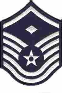 Air Force Master Sergeant Diamond Chevron Insignia USA Made