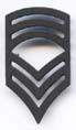 Army Black Metal Rank Insignia