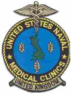 Medical Clinics UK Navy Medical Patch