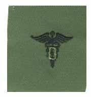 Medical Dental subued Army Branch of Service insignia by Saunders Military Insignia