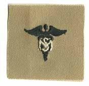 Medical Service MS Army Branch Service by Saunders Military Insignia