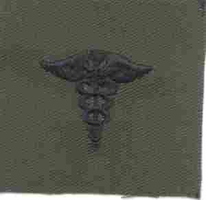 Medical subued, Army Branch of Service insignia by Saunders Military Insignia
