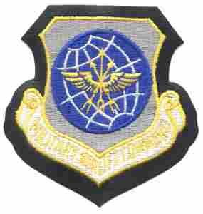Military Airlift Command Leather Patch with Velcro Backing