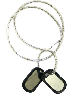 Military Dog Tag Set Engravable Customizable Accessories