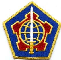 Military Personnel Center color Patch Patch Authentic WWII Repro Cut Edge - Saunders Military Insignia