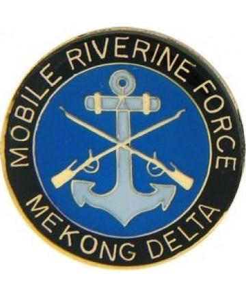 Mobile Riverine Forces Mekong Delta metal pin - Saunders Military Insignia