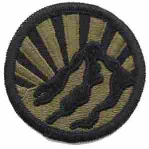 Montana Army National Guard subdued patch