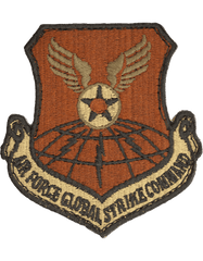 Multicam USAF Patch Air Force Global Strike Command with Fastener by Saunders Military Insignia
