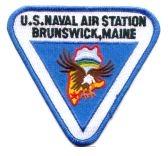 NAS Brunswick Maine US Naval Air Station Patch by Saunders Military Insignia