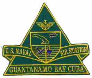 NAS Guantanamo Bay Naval Air Station patch by Saunders Military Insignia