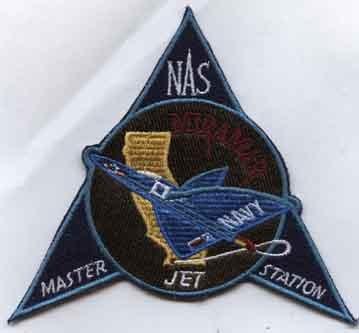 NAS Jet Miramar Master Jet Station Patch by Saunders Military Insignia