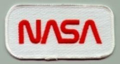 NASA BAR WORM Patch by Saunders Military Insignia
