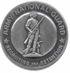 Guard Recruiter and Retention Badge by Saunders Military Insignia