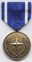 NATO for Bosnia Service Miniature Medal by Saunders Military Insignia