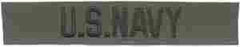 Navy Branch Tape subued Patch, sew on - Saunders Military Insignia