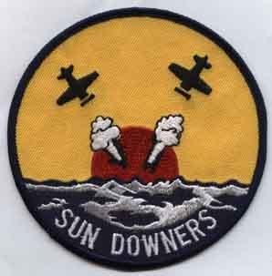Navy Fighter Squadron VF111 Sundowners Patch In 4 inch by Saunders Military Insignia