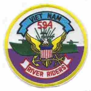 Navy River Riders 594 Navy PBR Division Patch by Saunders Military Insignia
