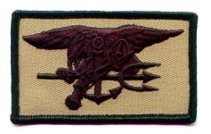 Navy Seal Badge in Desert new design by Saunders Military Insignia
