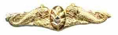 Navy Submarine Medical Badge by Saunders Military Insignia