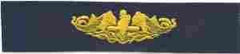 Navy Submarine Service Cloth Badge by Saunders Military Insignia