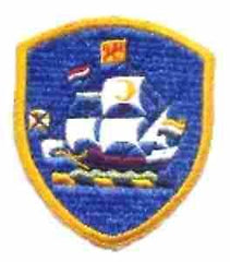 New York State Guard-2nd desing Patch Patch, Authentic WWII Repro Cut Edge - Saunders Military Insignia