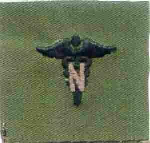 Nurse (Medical) Army Branch of Service insignia by Saunders Military Insignia