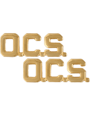 OCS Letters Army branch of service badge - Saunders Military Insignia