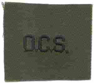 OCS letters Army Branch of Service insignia by Saunders Military Insignia